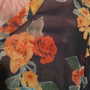 Womens plus size 3XL see through Shein Curve top.